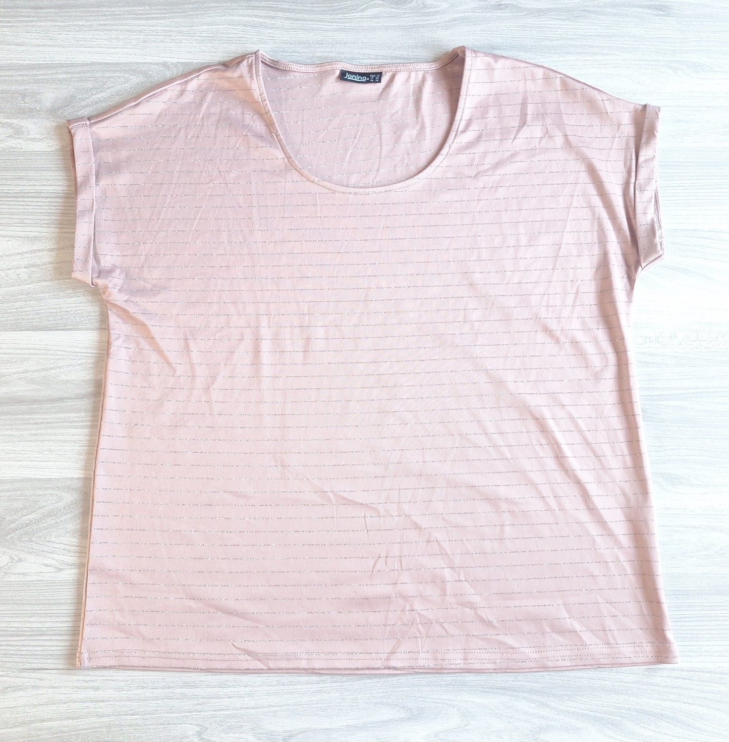 Janina T-Shirt Glitzerstreifen 36