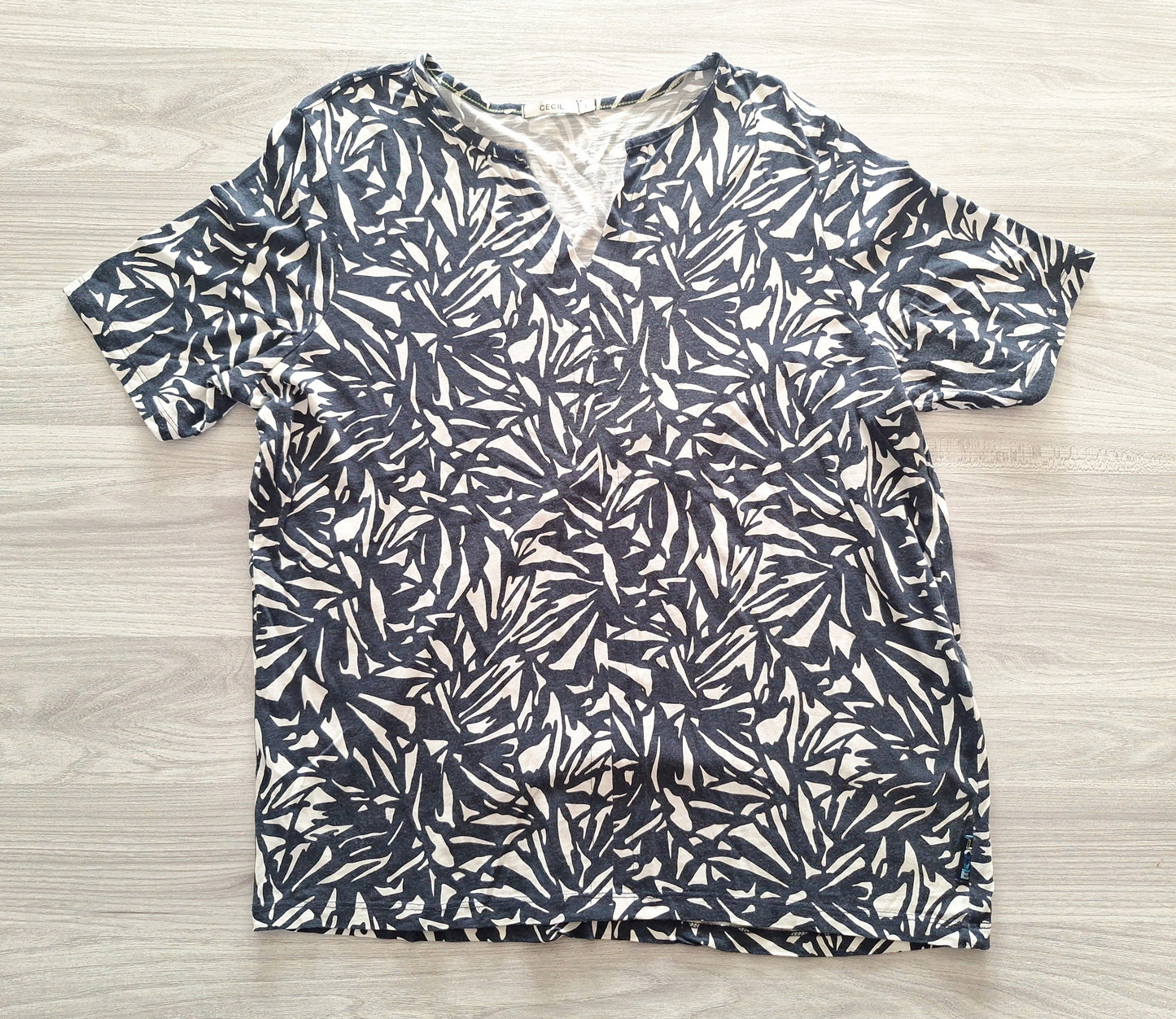 Cecil Shirt Blätterprint 40