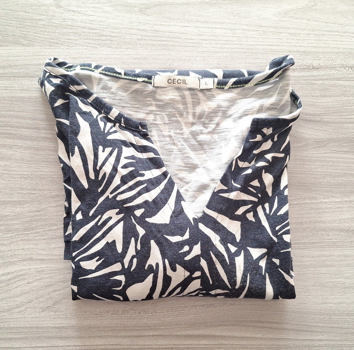 Cecil Shirt Blätterprint 40