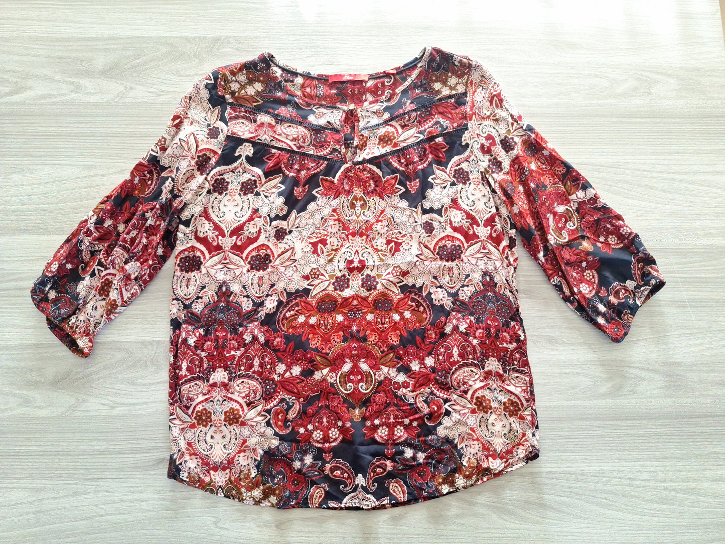s.Oliver Bluse Paisleymuster 40