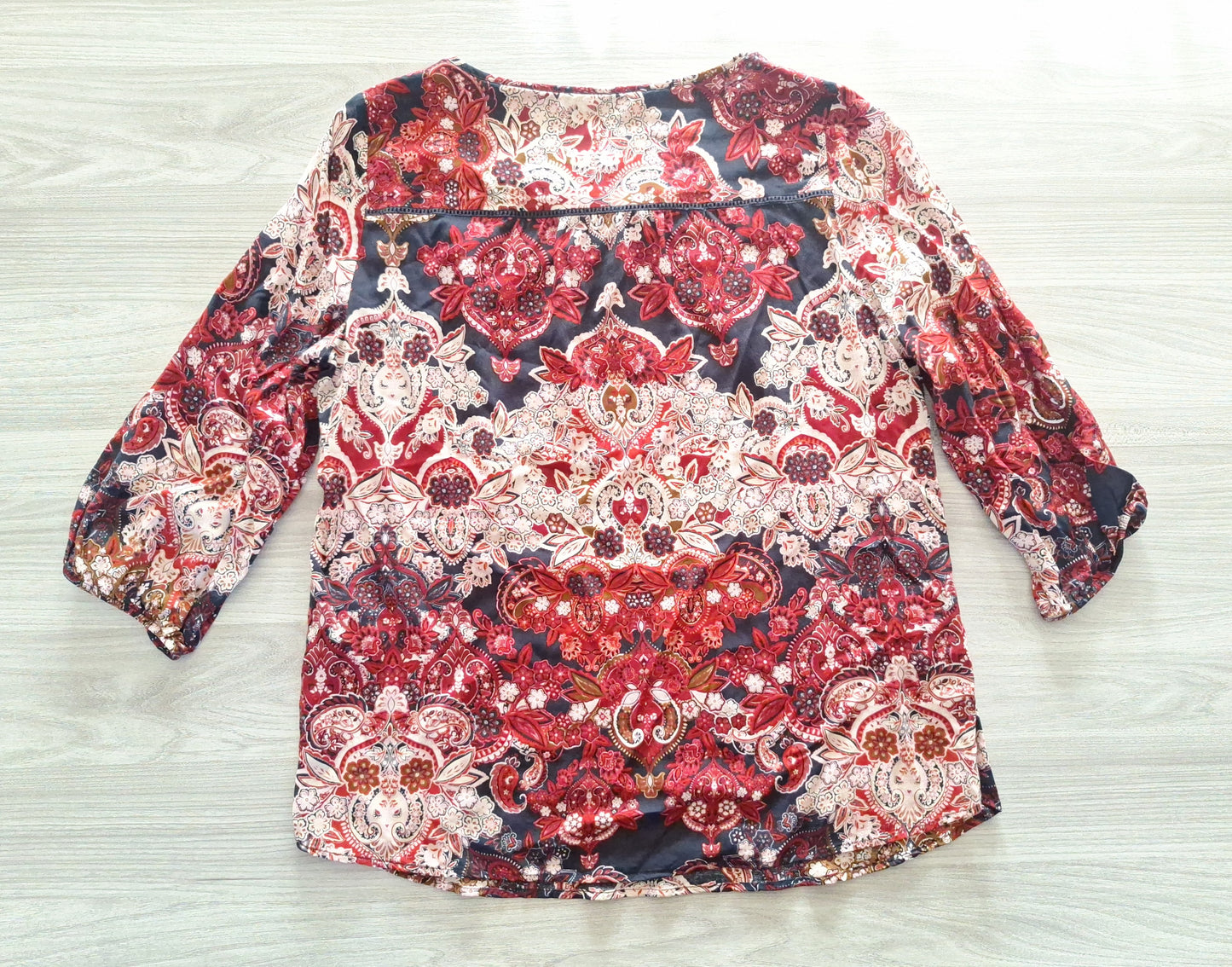 s.Oliver Bluse Paisleymuster 40