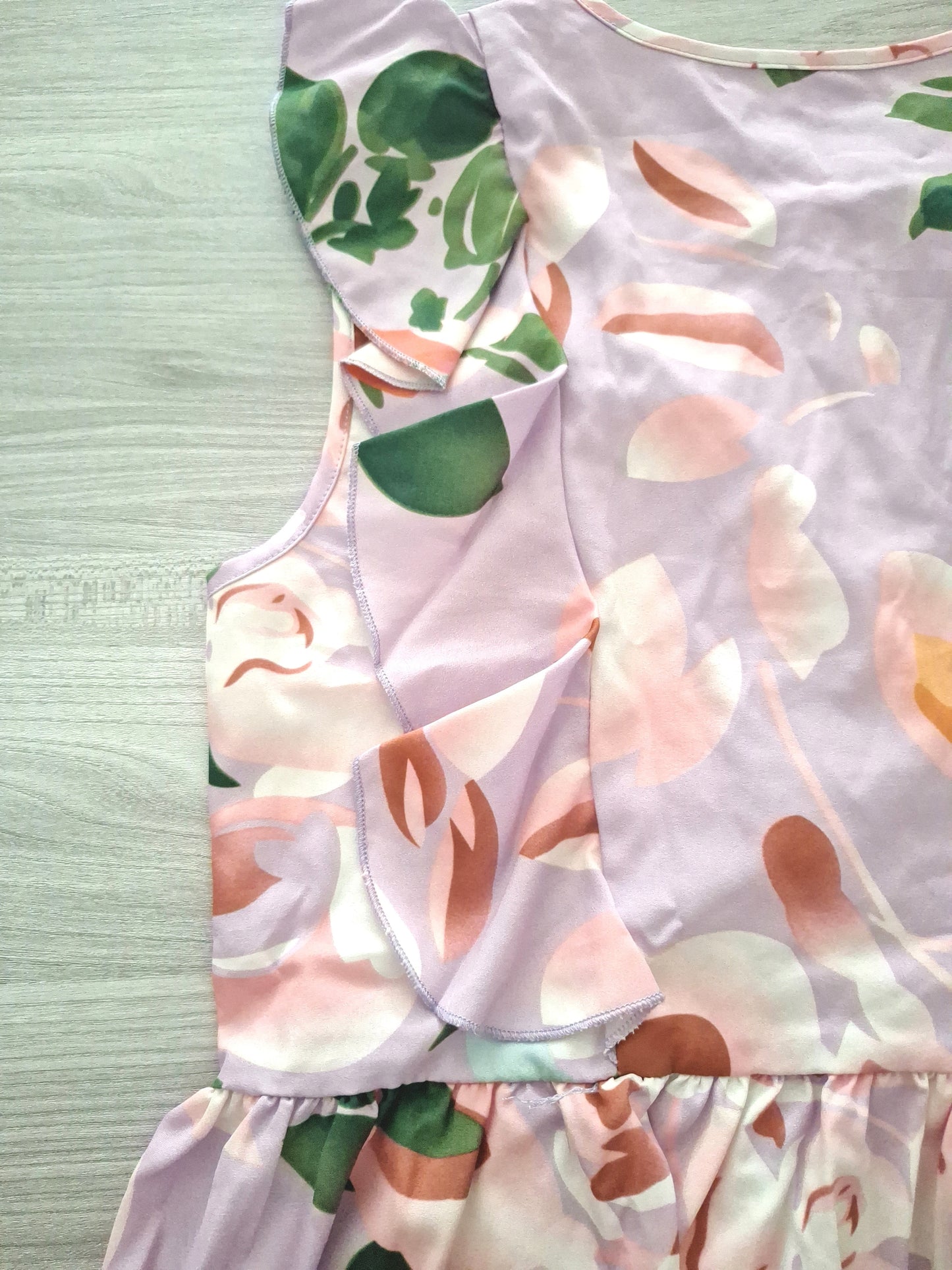 Shein Peplumtop Blumenprint 38