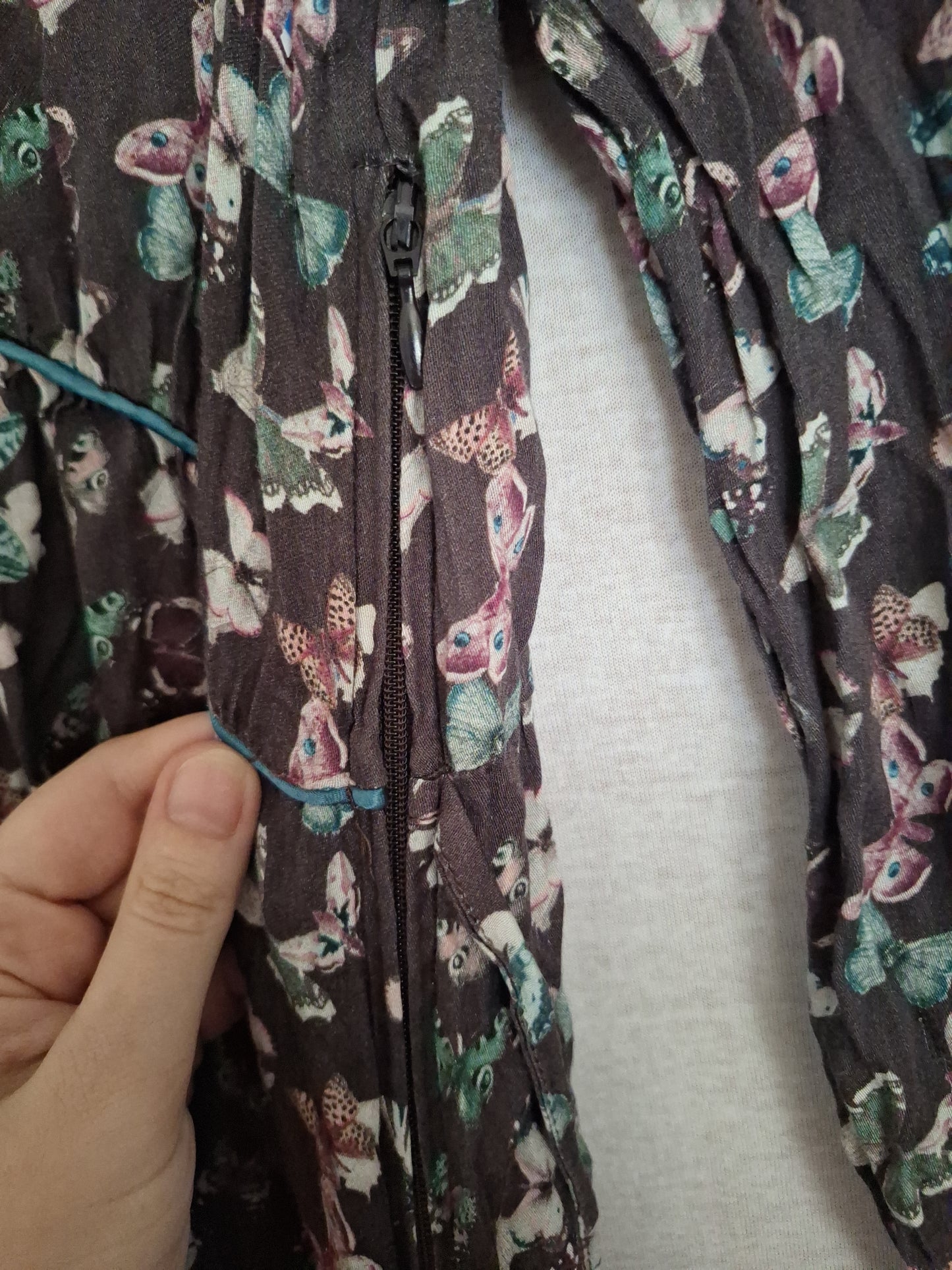 Orsay Langarmkleid Schmetterling 34