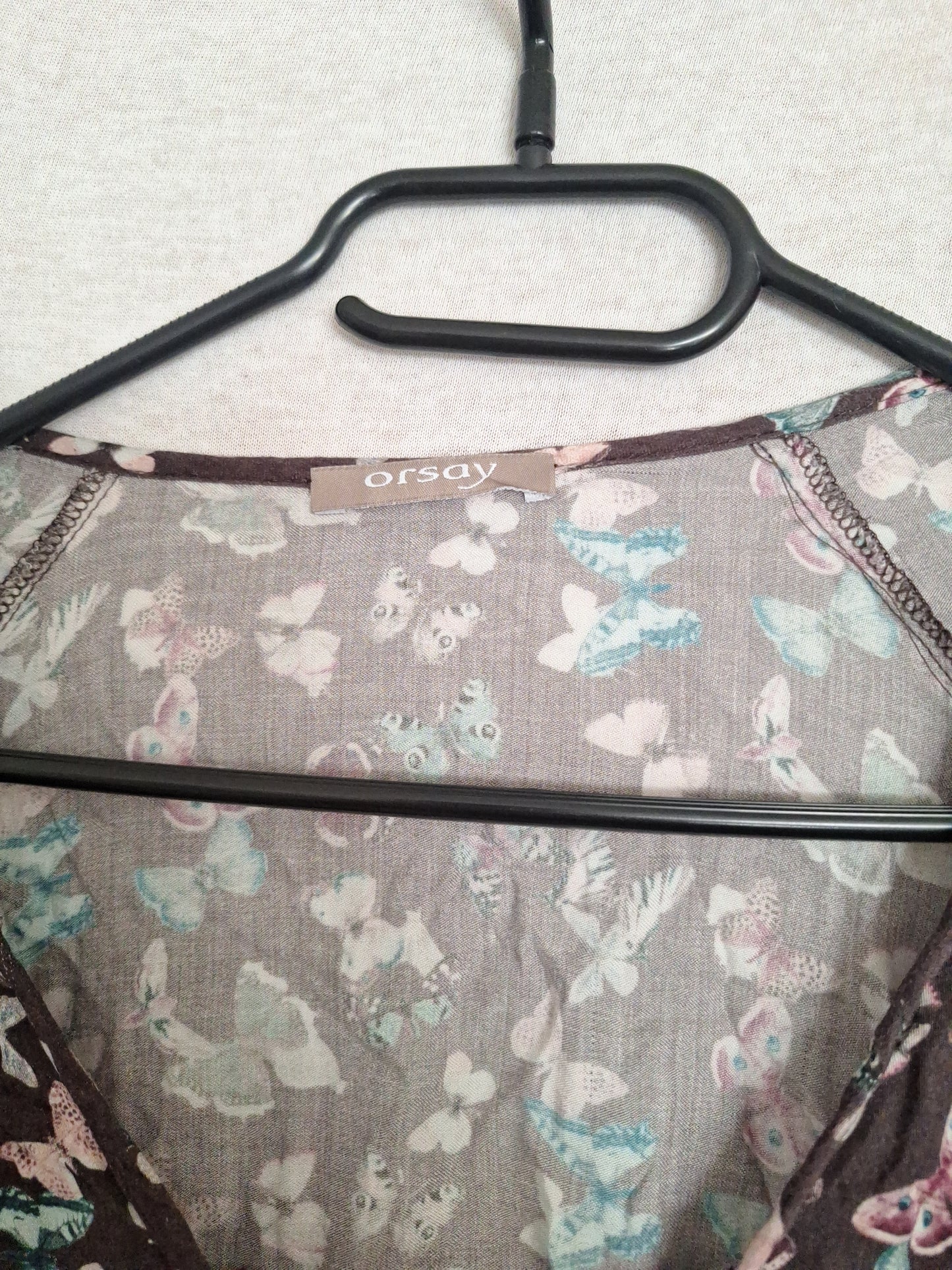 Orsay Langarmkleid Schmetterling 34