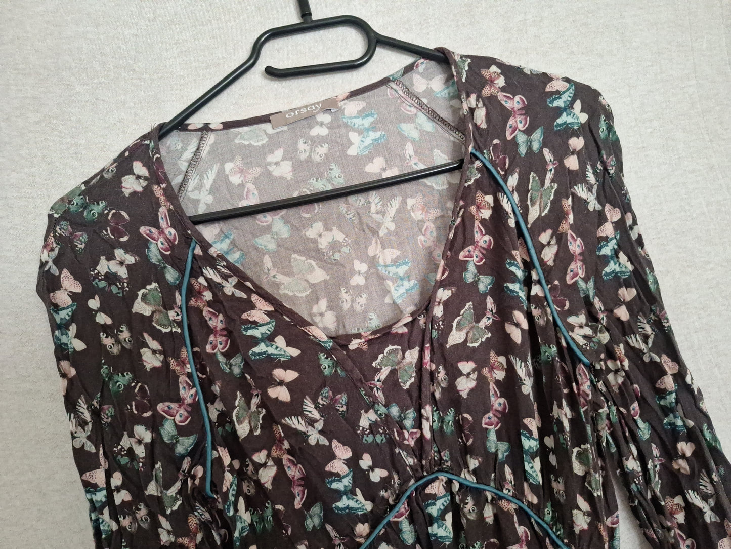Orsay Langarmkleid Schmetterling 34