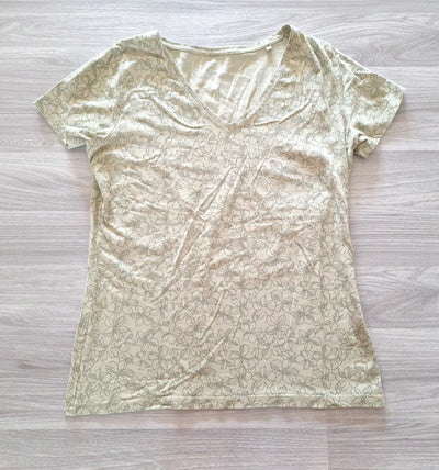 C&A T-Shirt Blumenprint 40