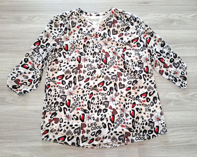 Canda Bluse Leo Print 46