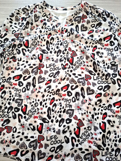 Canda Bluse Leo Print 46