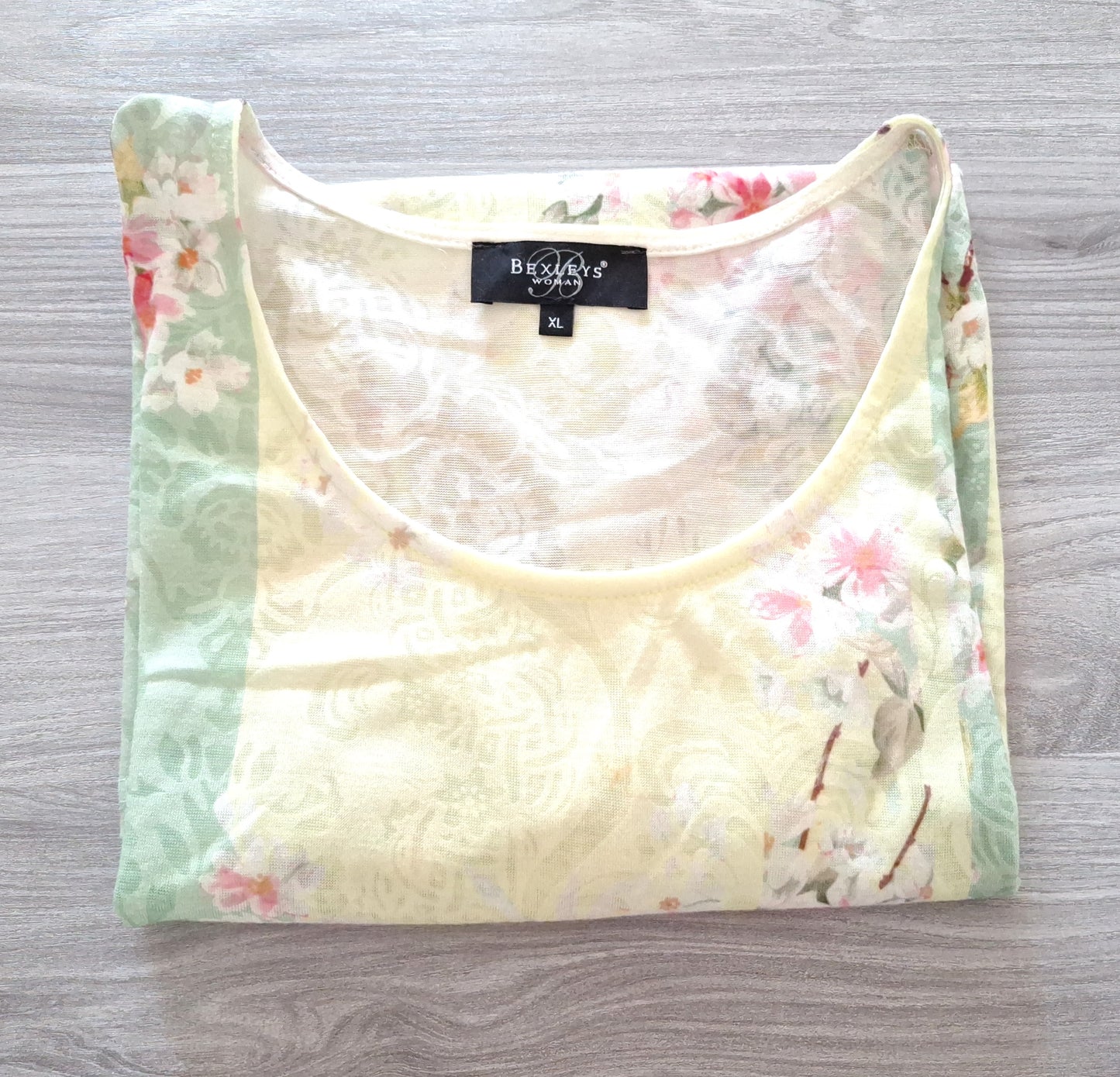 Bexleys Shirt Blumenmuster 42