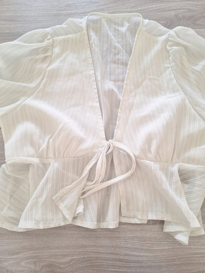 Shein Bindebluse 40