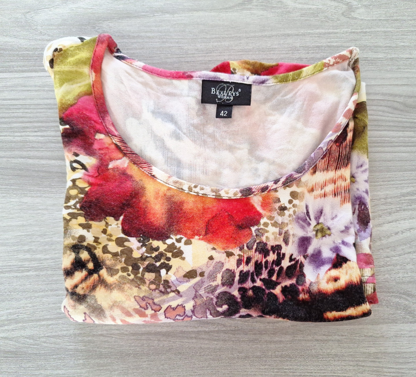 Bexleys T-Shirt Blumenprint 42