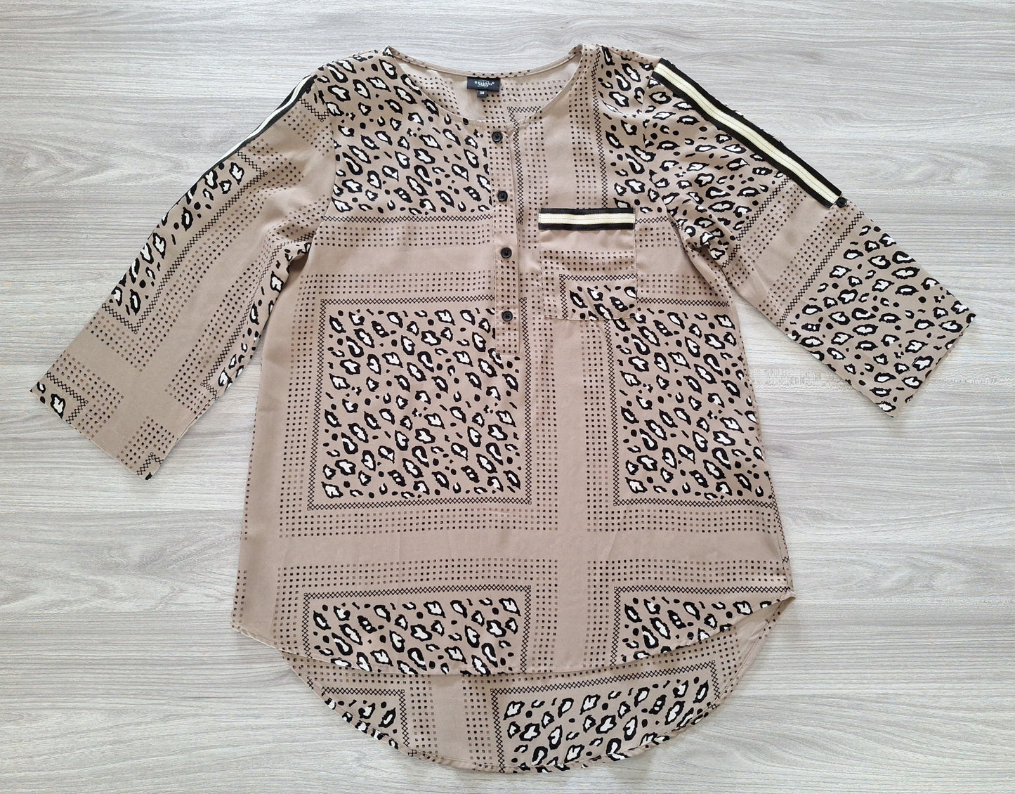 Bexleys Tunikabluse Animalprint 38