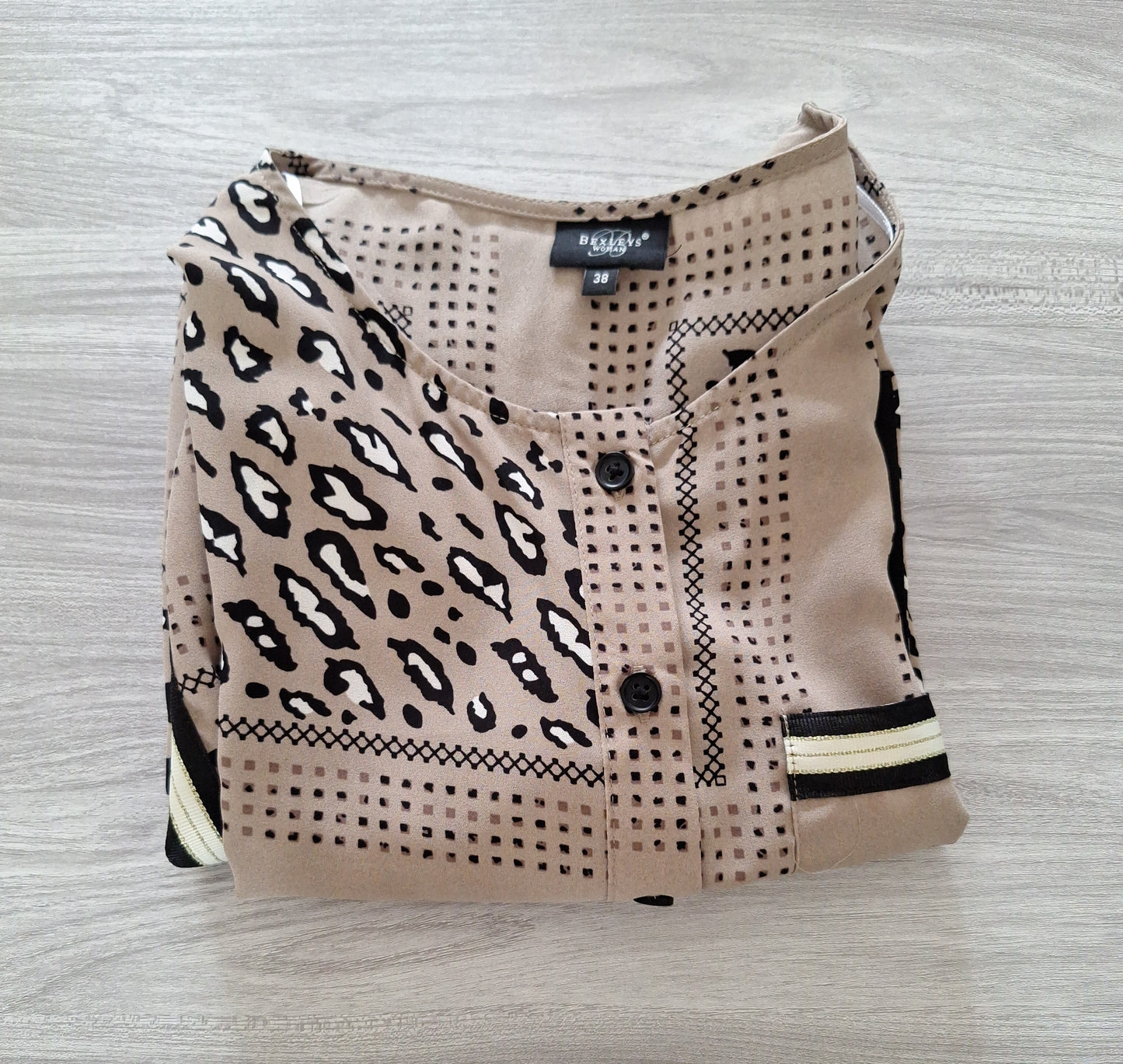 Bexleys Tunikabluse Animalprint 38