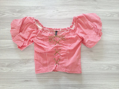 Amisu Carmenbluse Karo 40