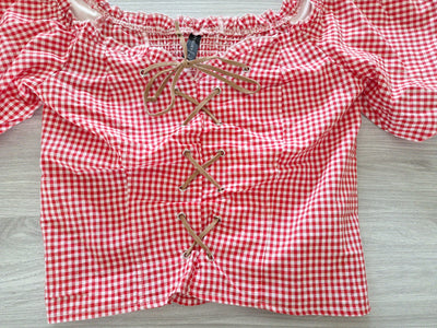 Amisu Carmenbluse Karo 40