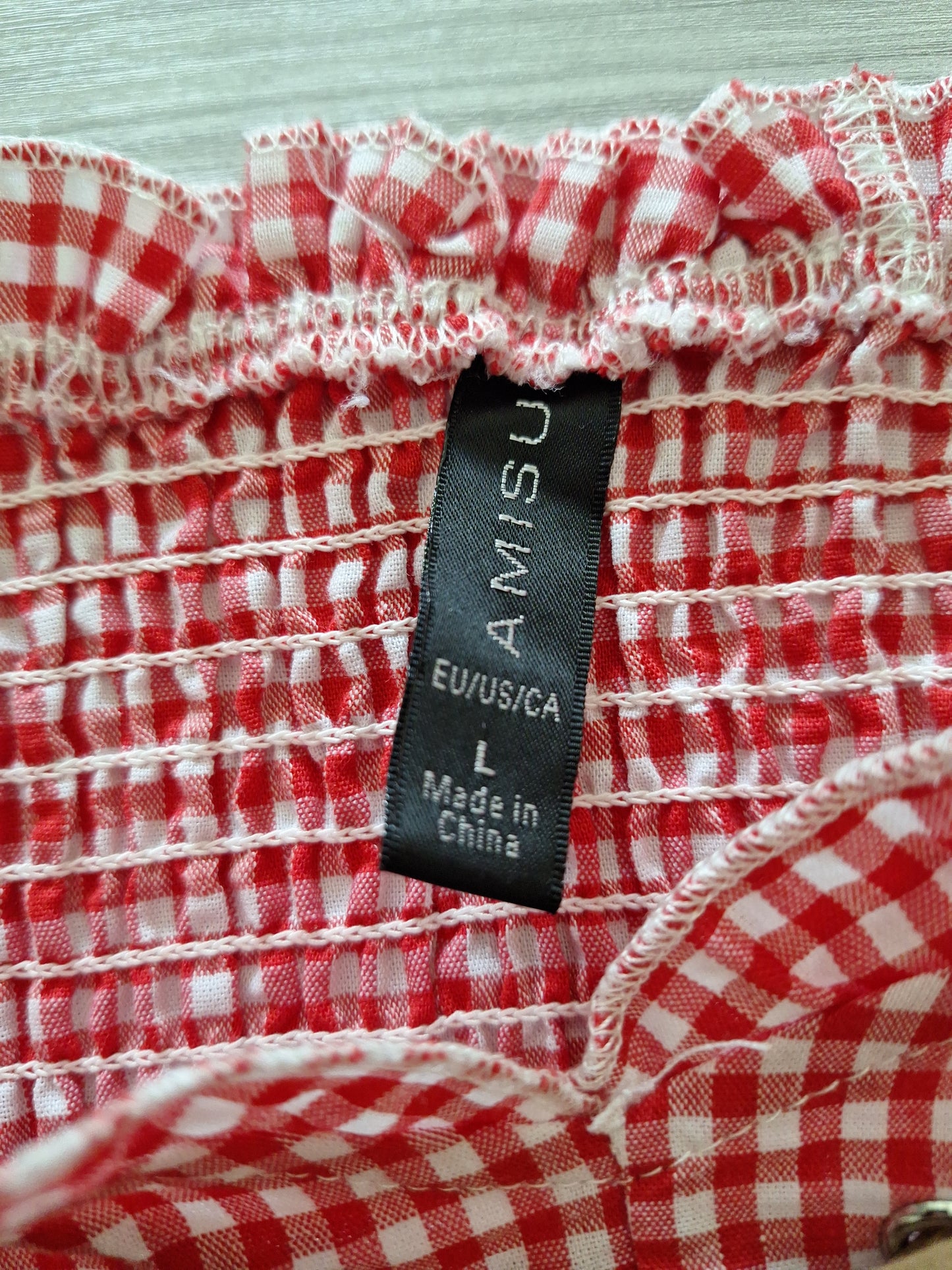 Amisu Carmenbluse Karo 40
