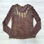 BIBA Langarmshirt Pailletten 36