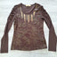 BIBA Langarmshirt Pailletten 36