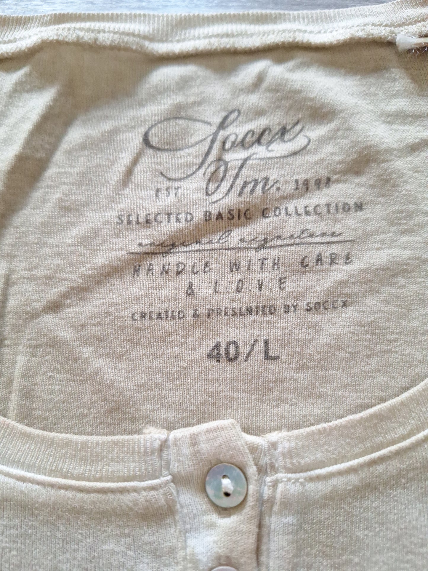 SOCCX Langarmshirt Henley 40