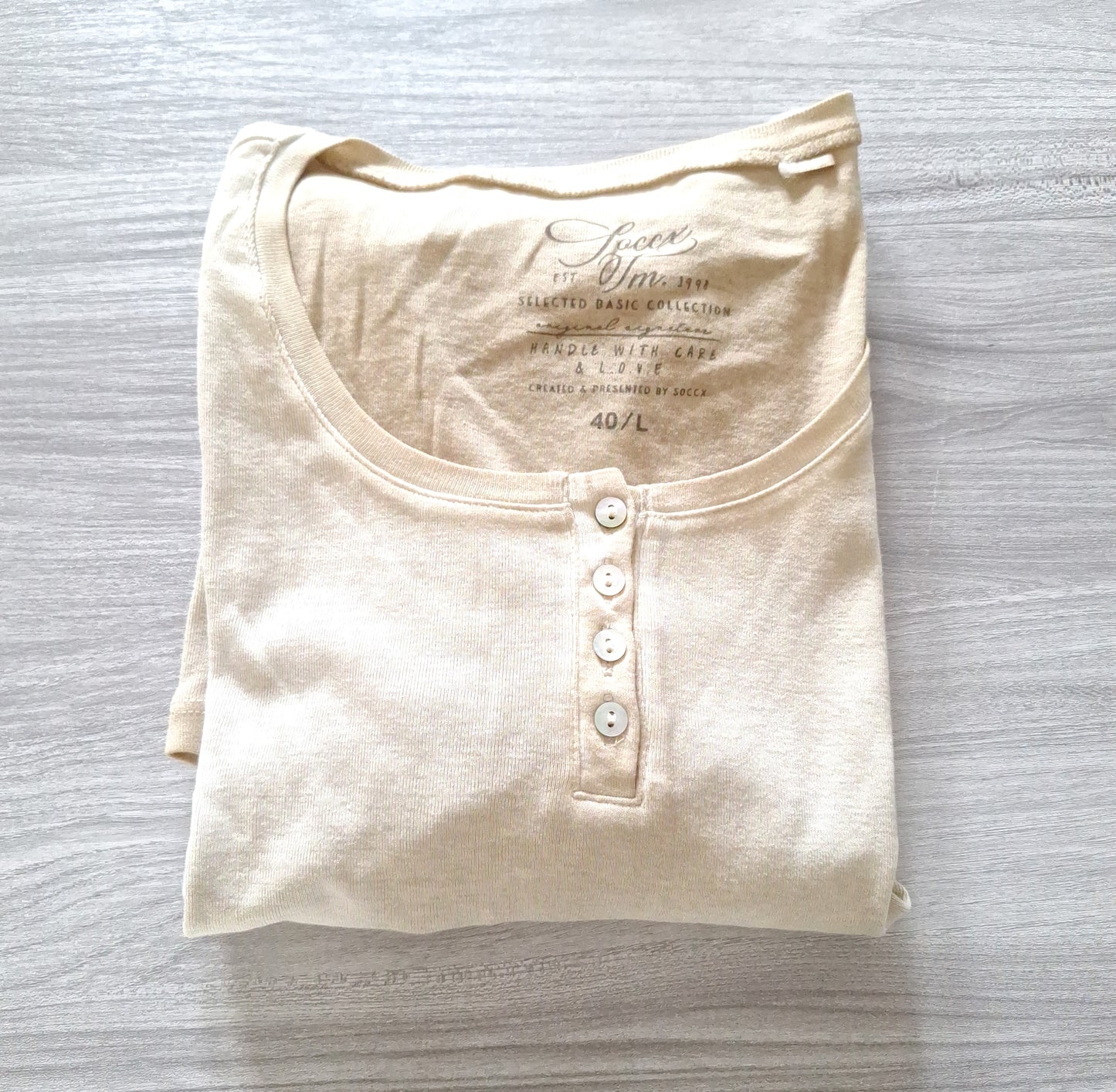 SOCCX Langarmshirt Henley 40