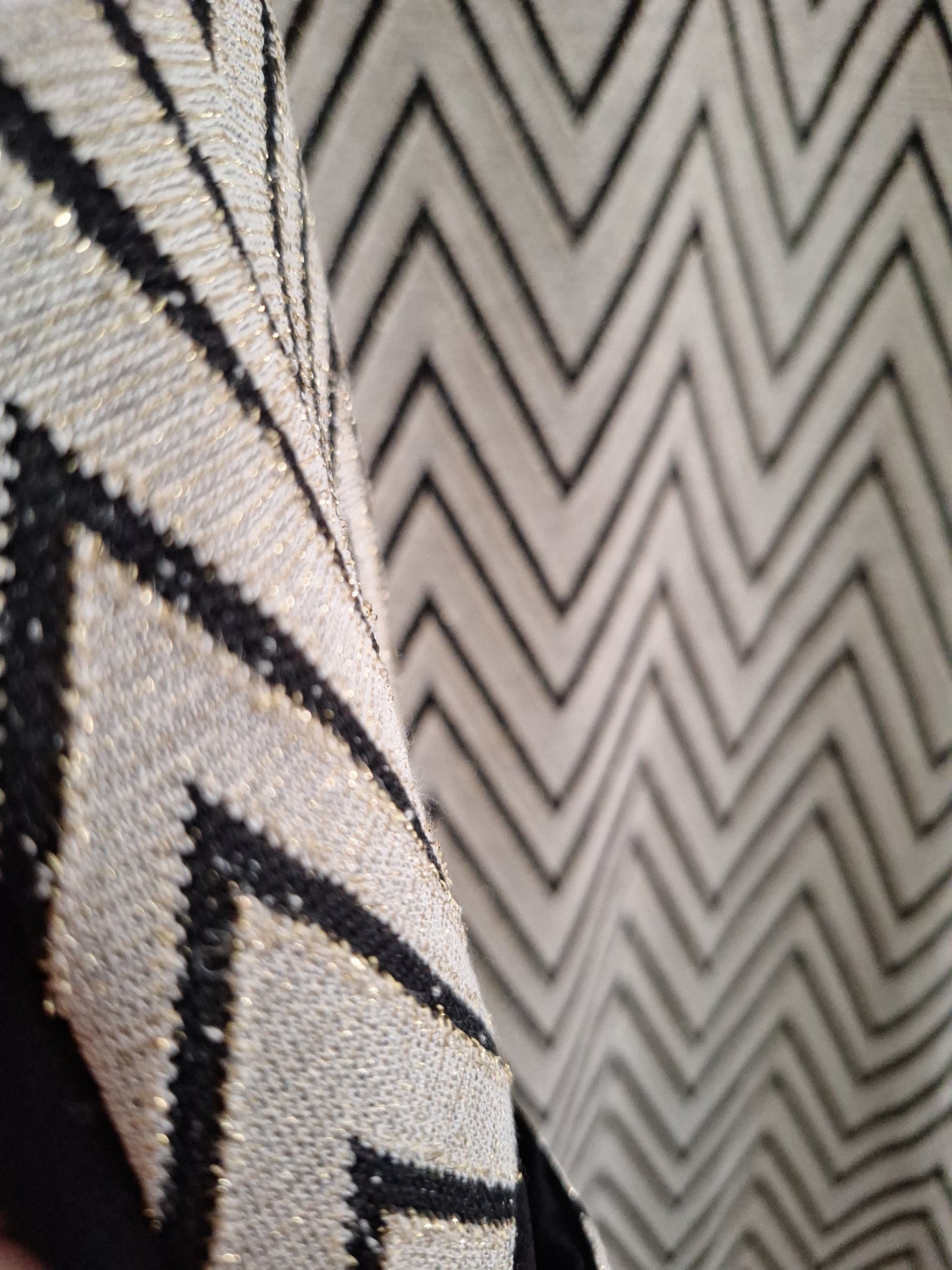 Na-Ni Strickkleid Zickzack 38