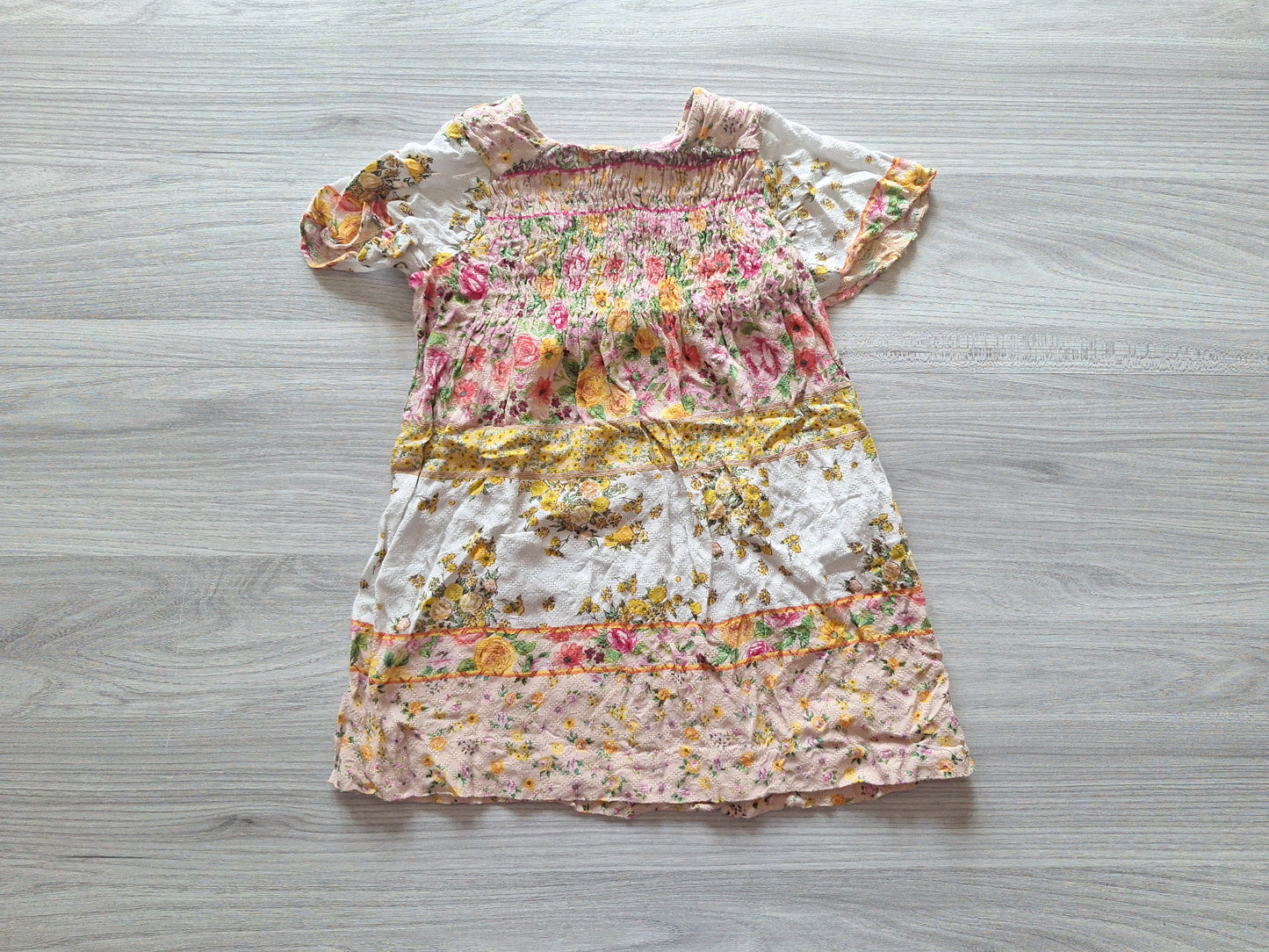 Zara Girls Sommerkleid Patchwork 104
