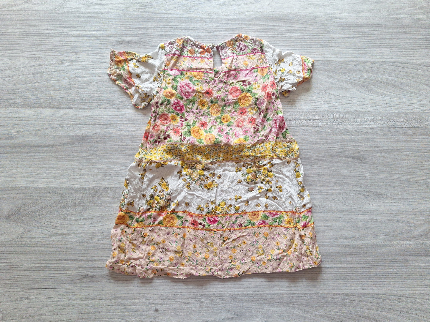 Zara Girls Sommerkleid Patchwork 104