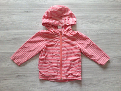 Bubble Gum Regenjacke Gestreift 80