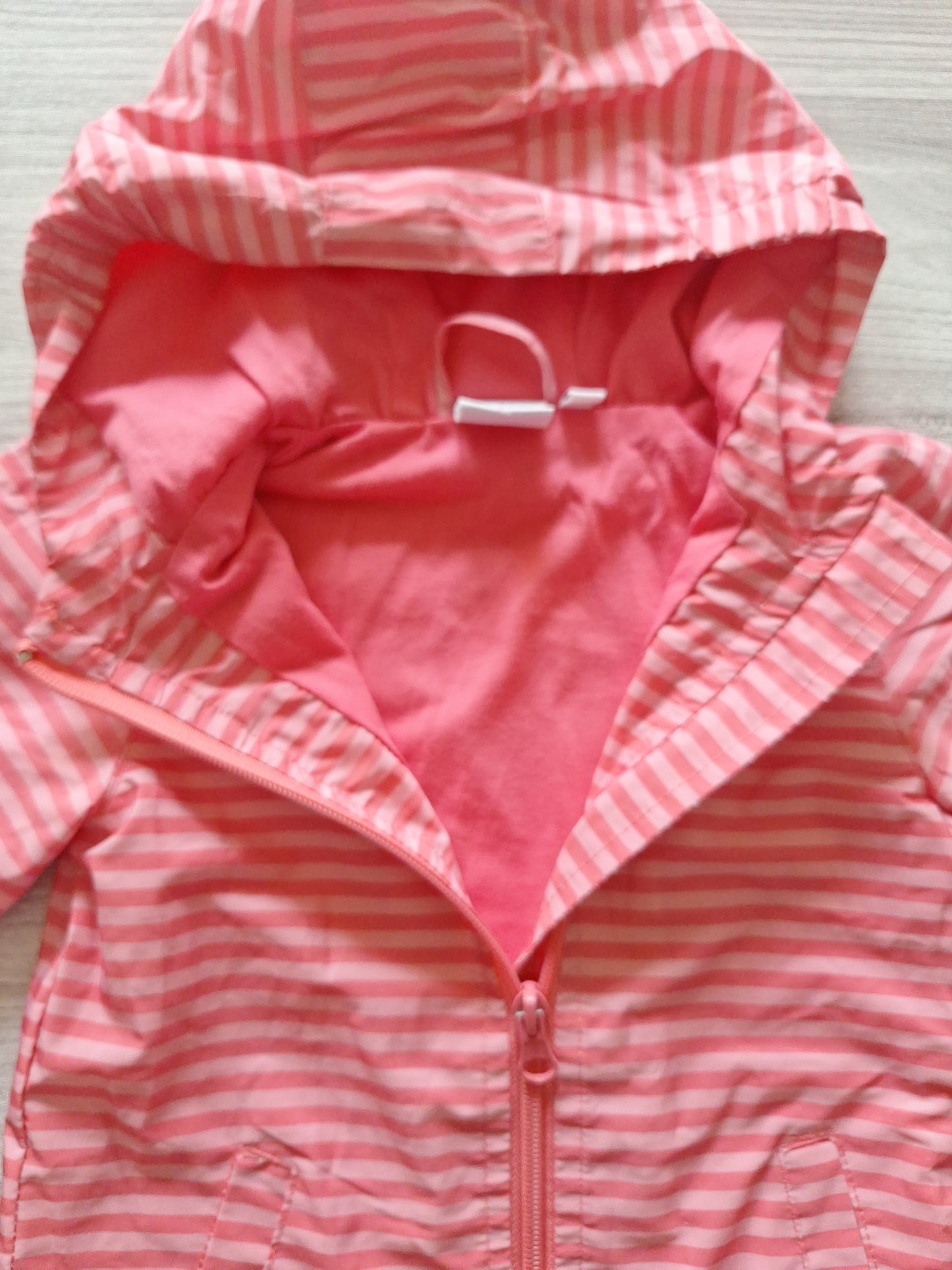 Bubble Gum Regenjacke Gestreift 80