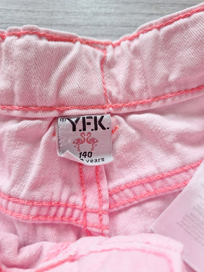 Y.F.K. Jeansshorts Fransen 140