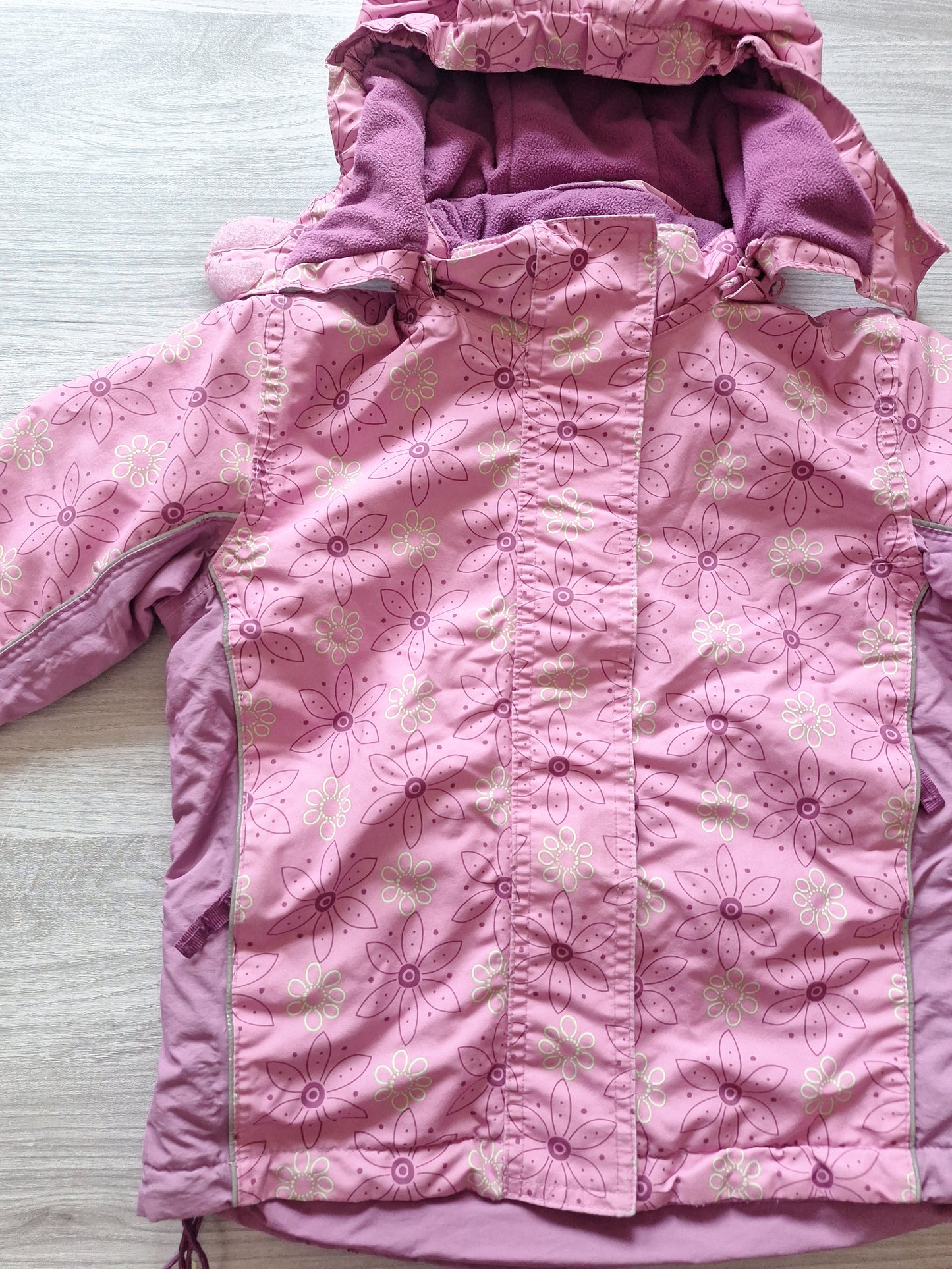 TCM Winterjacke Blumen 98/104