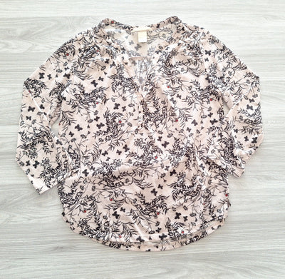H&M Blusenshirt Blumen 34