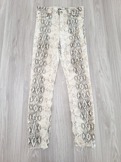 Zara Skinny Jeans Fransen 36