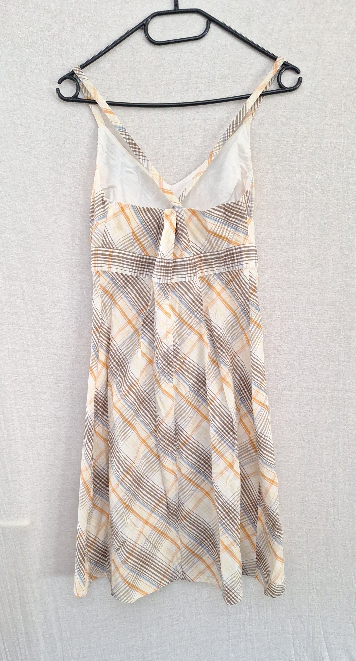 H&M L.O.G.G. Trägerkleid Karo 36