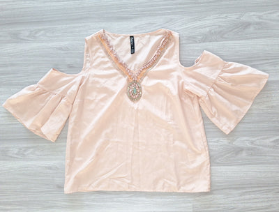 Flame Bluse Cut-Out 38