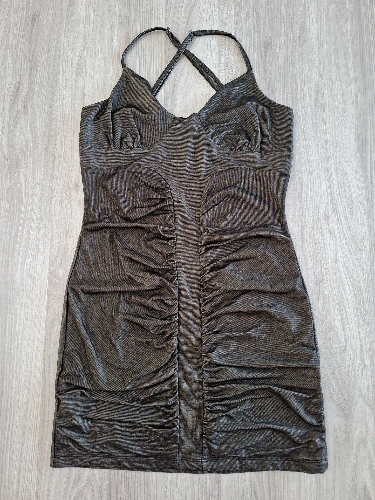 Minikleid Raffungen 36