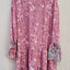 Noracora Langarmkleid Blumen 40