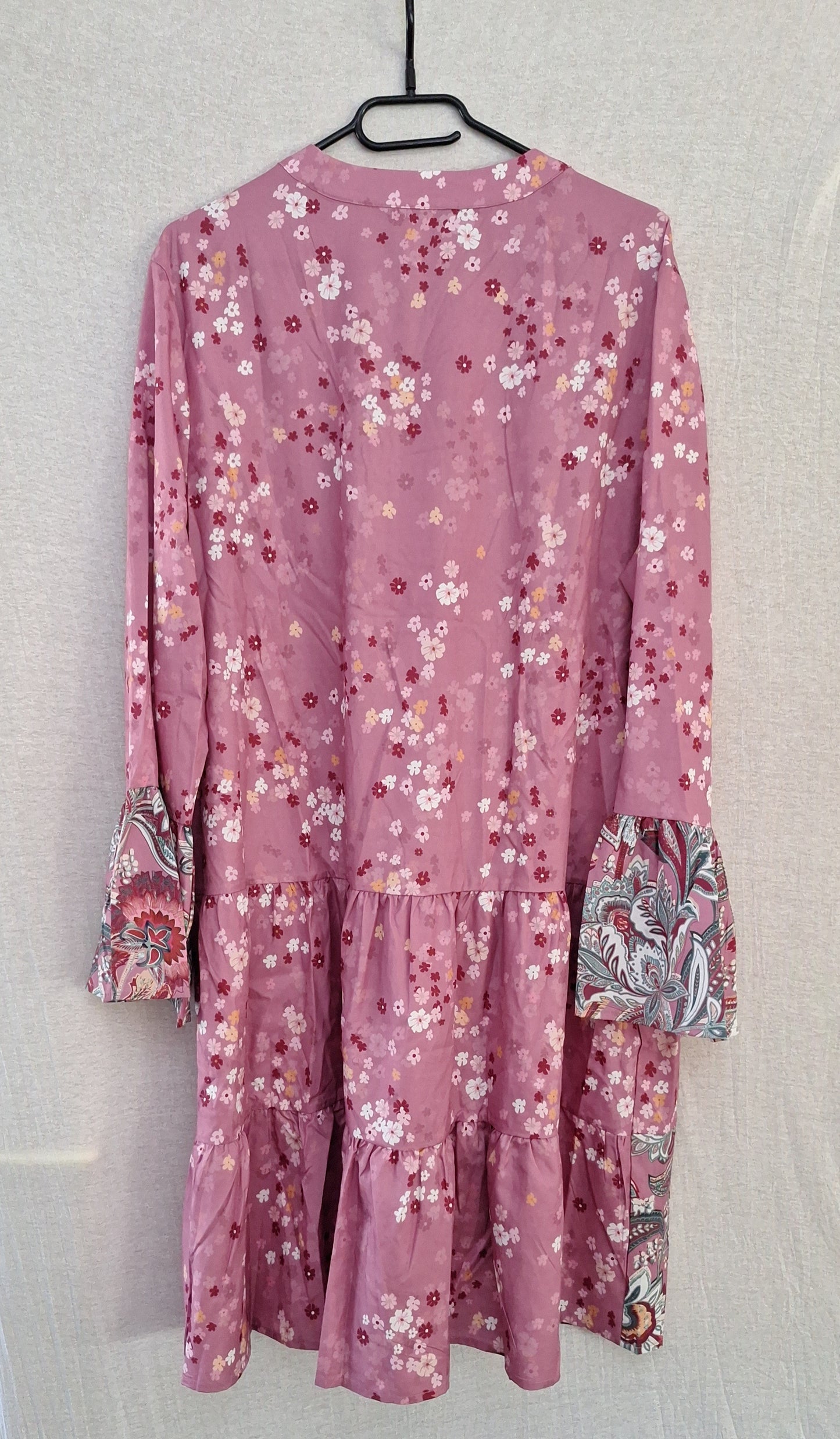Noracora Langarmkleid Blumen 40