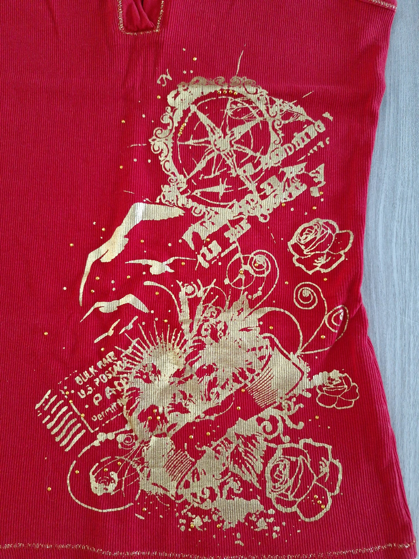 Clockhouse Trägertop Gold 38