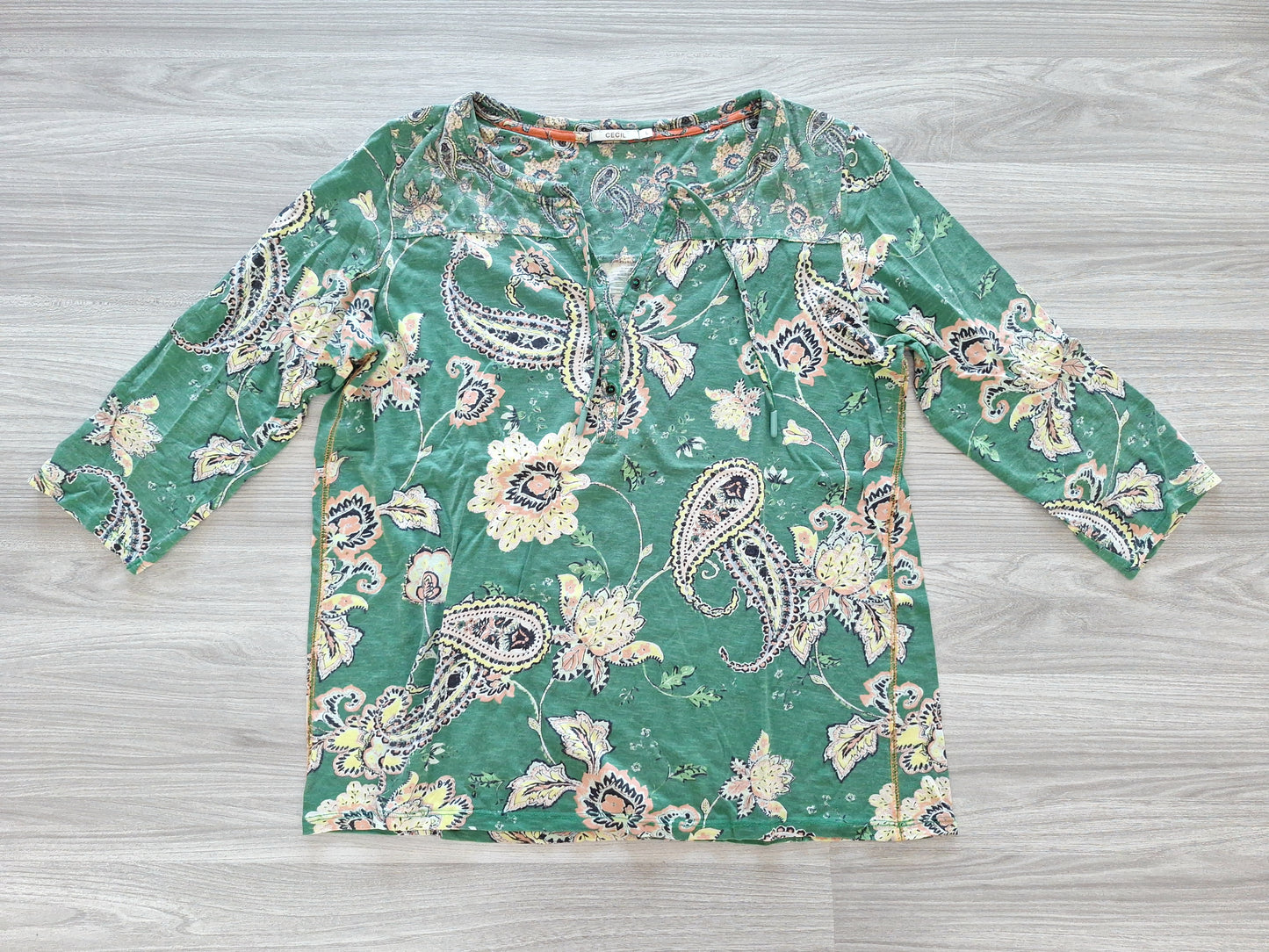 Cecil Langarmshirt Paisley 40