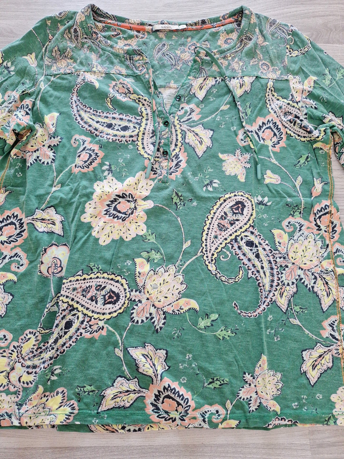 Cecil Langarmshirt Paisley 40