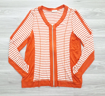 Bonita Sweatshirtjacke Streifen 40