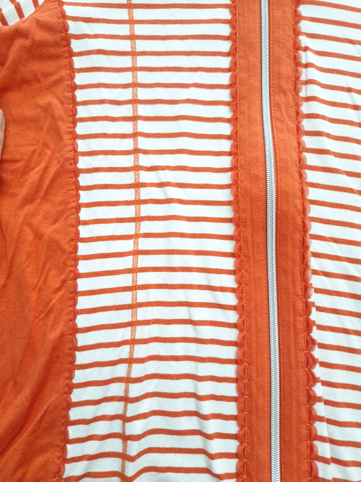 Bonita Sweatshirtjacke Streifen 40
