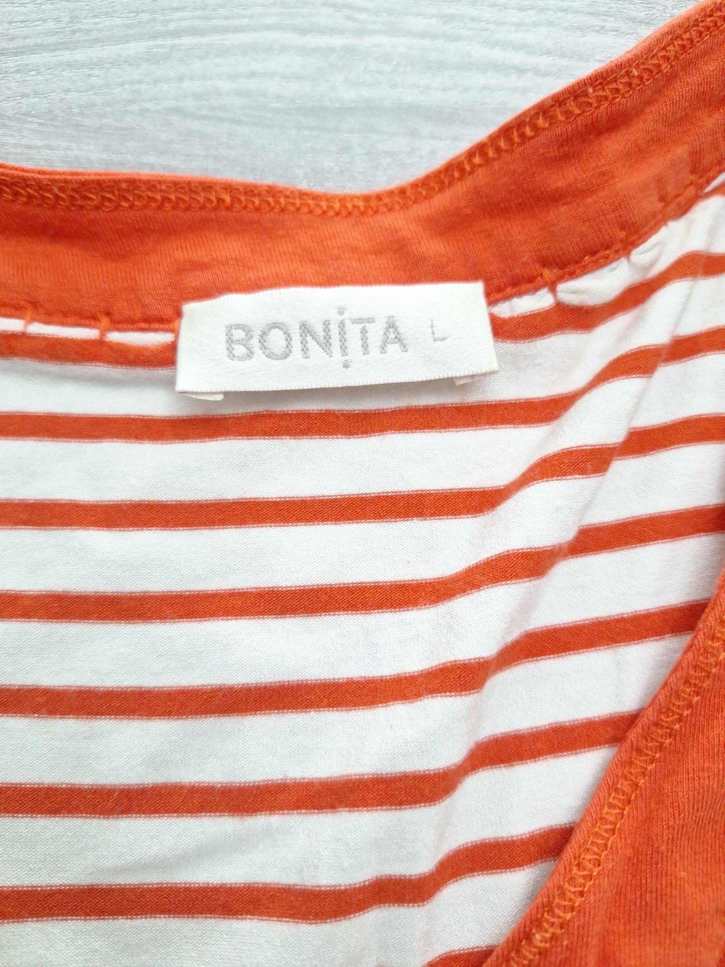 Bonita Sweatshirtjacke Streifen 40