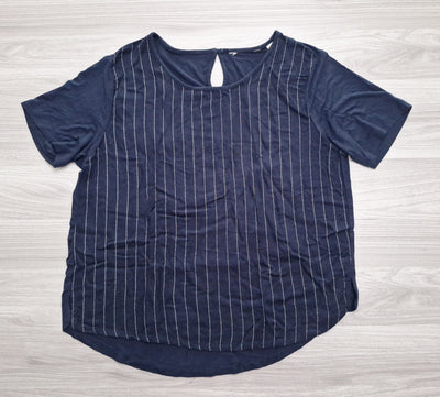 Diverse Blusenshirt Nadelstreifen 40