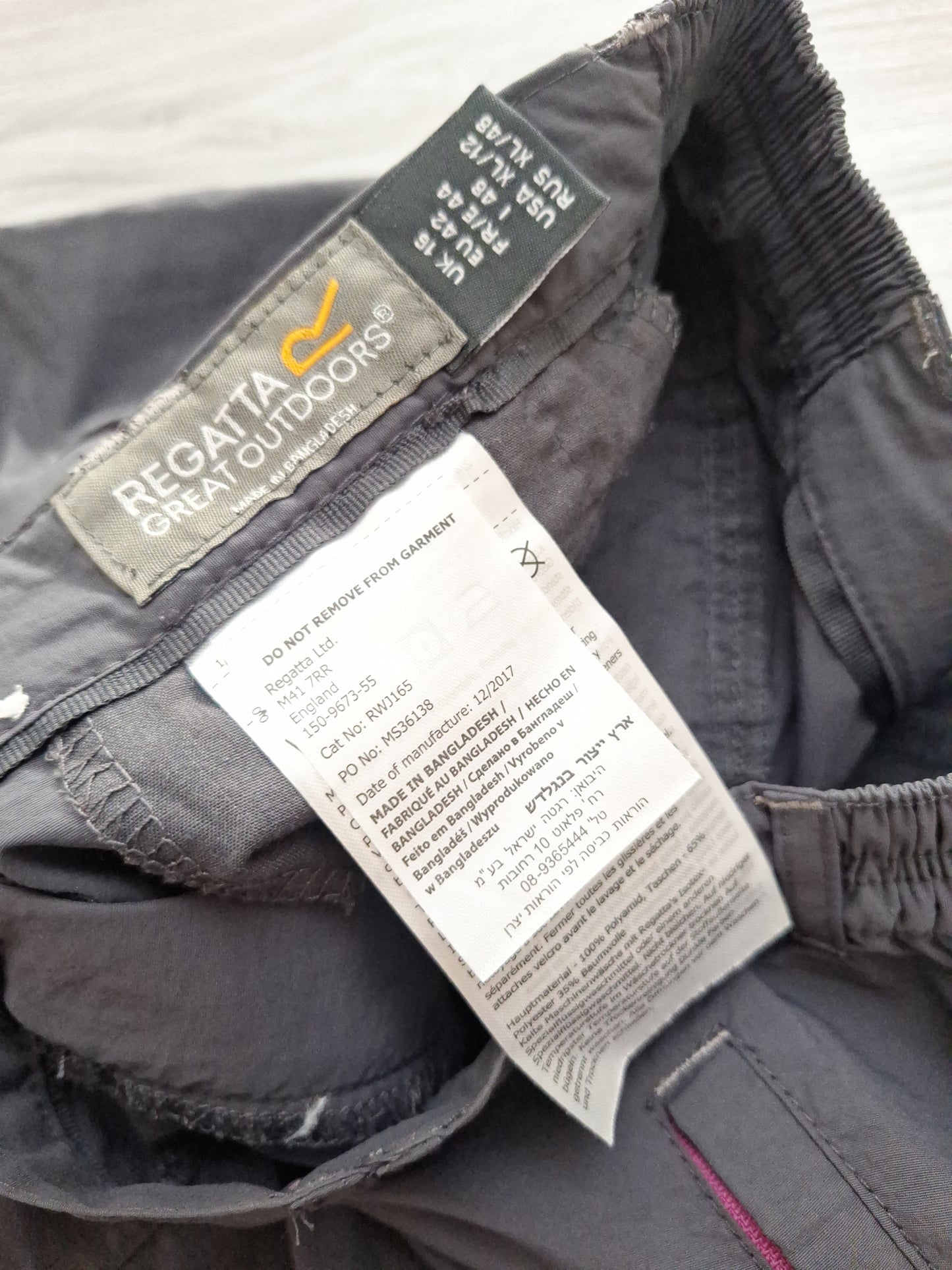 Regatta Outdoor Cargo Shorts XXL