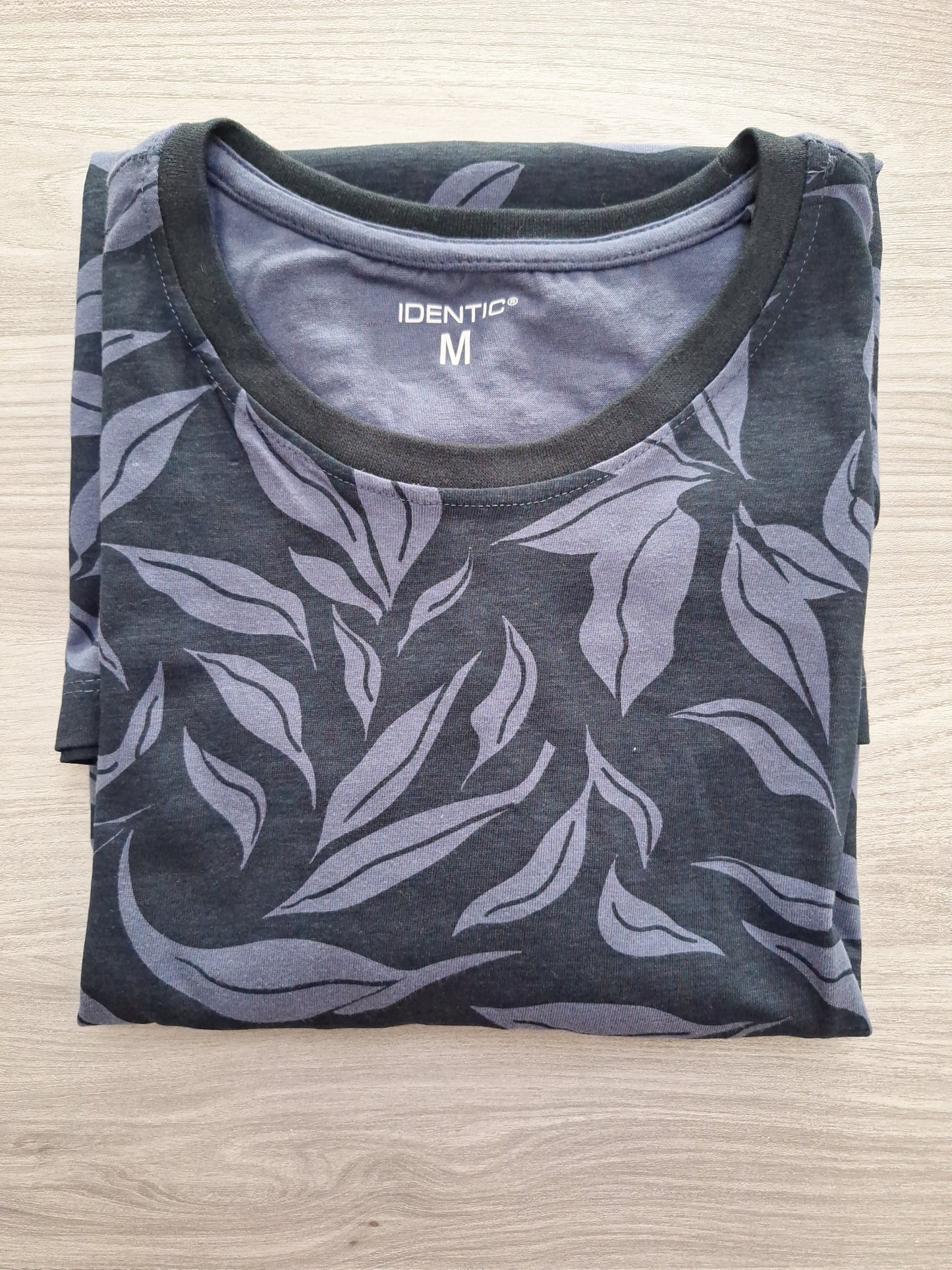 Identic T-Shirt Blätterprint M