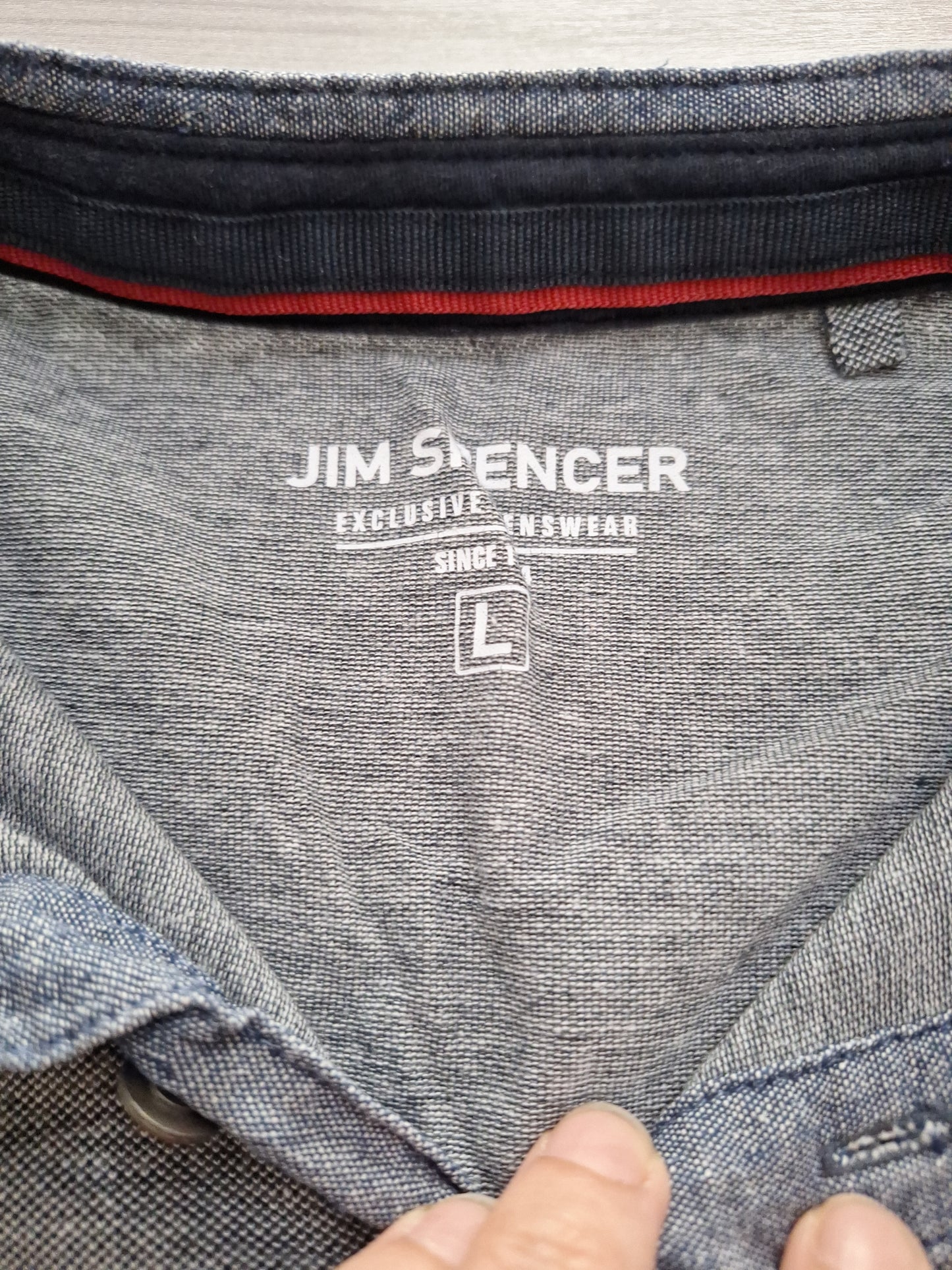 Jim Spencer Henley T-Shirt Meliert L