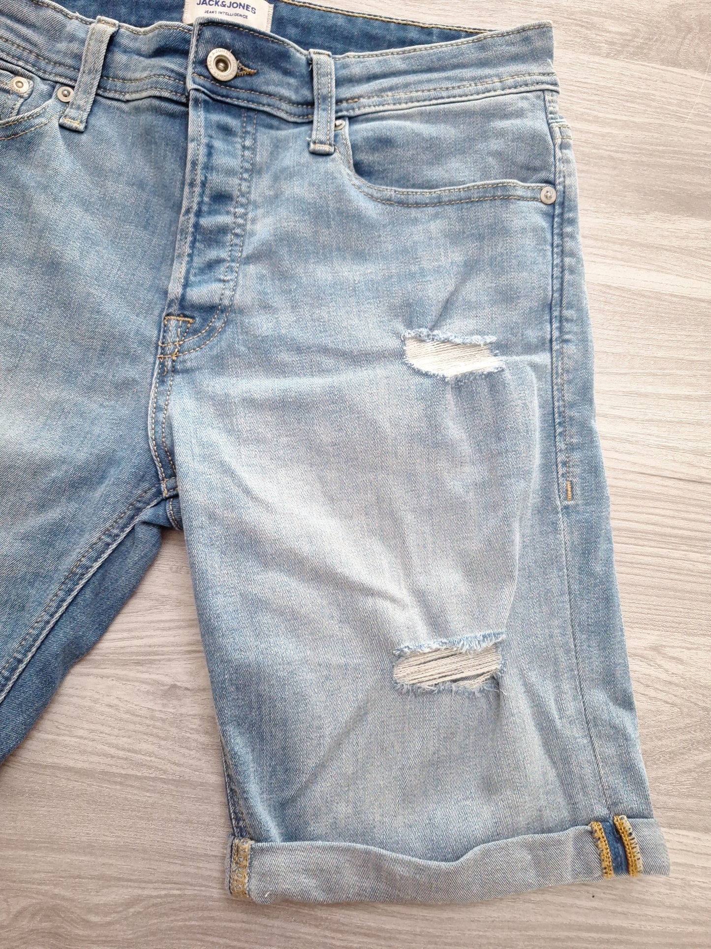Jack & Jones Jeansshorts Destroyed S