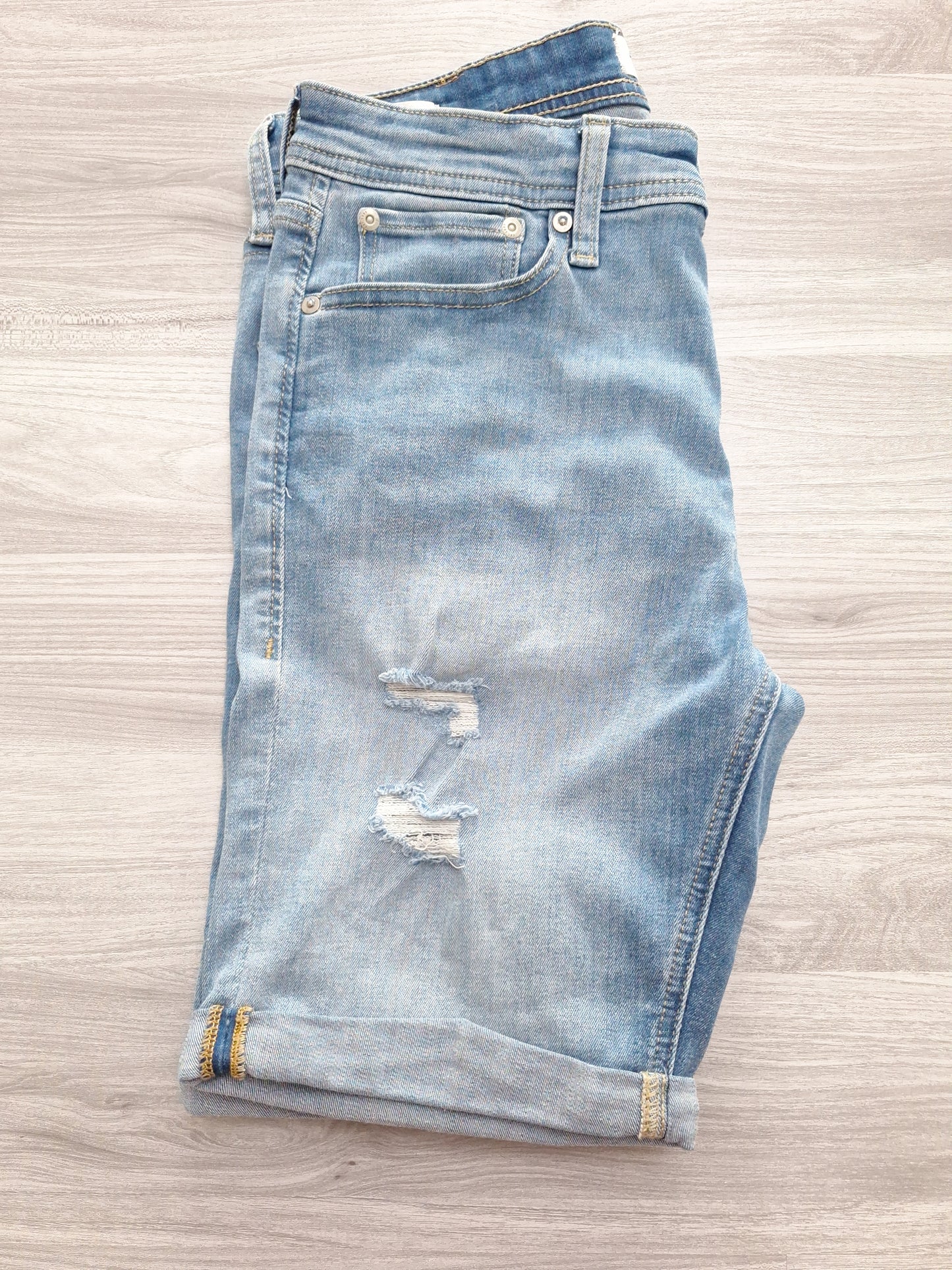 Jack & Jones Jeansshorts Destroyed S
